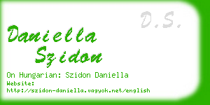 daniella szidon business card